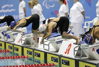 Competición de natación